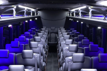 Aurora Charter Bus Interior